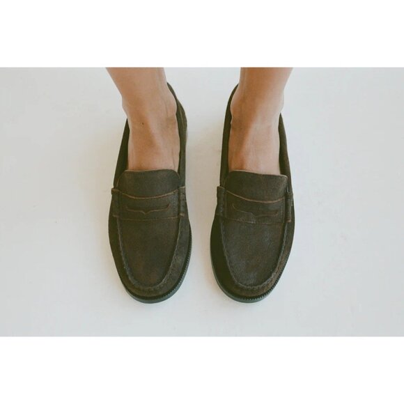 Maryam Nassir Zadeh Alan Loafer Shoes Wenge Size 36.5 NIB - Picture 1 of 7